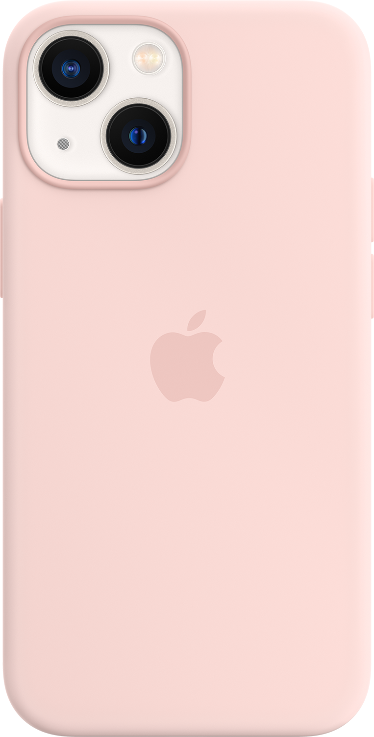 Aanbieding Apple Iphone 13 Mini Siliconen Case Magsafe Kalkroze - 0194252780626