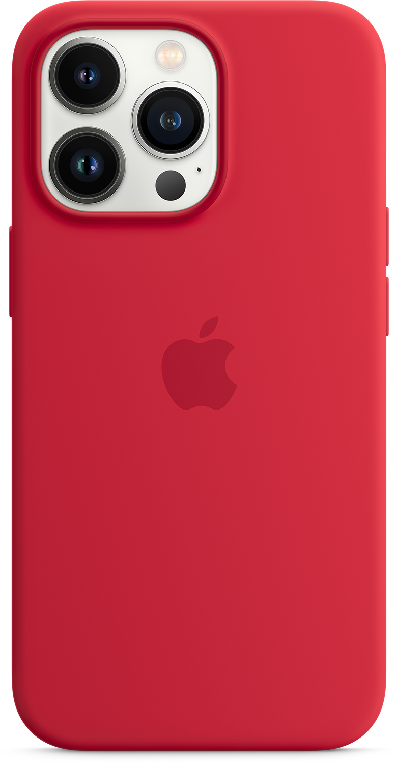 Aanbieding Apple Iphone 13 Pro Siliconen Case Magsafe (product)red - 0194252781197