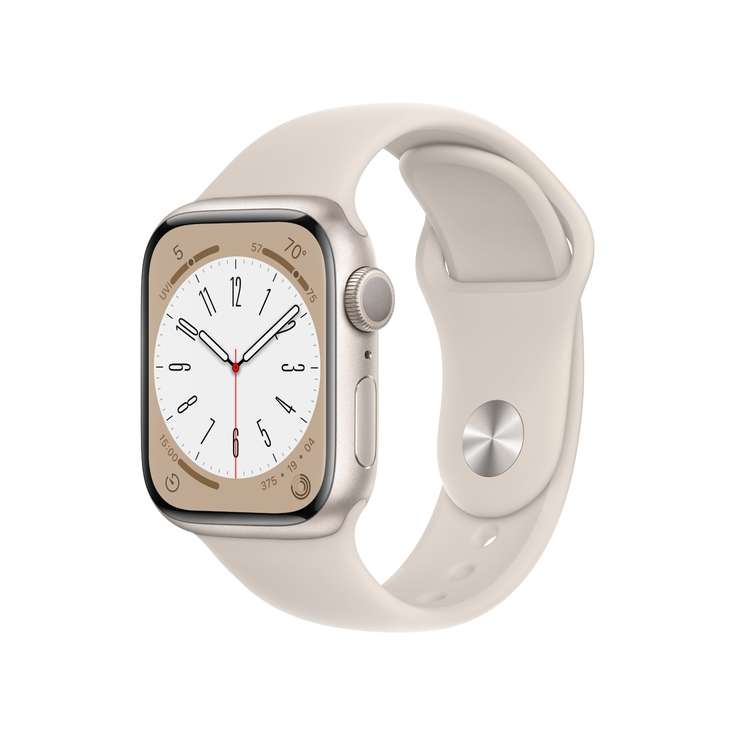Aanbieding Apple Watch Series 8 41 Mm Star/aluminium/star - 0194253150695