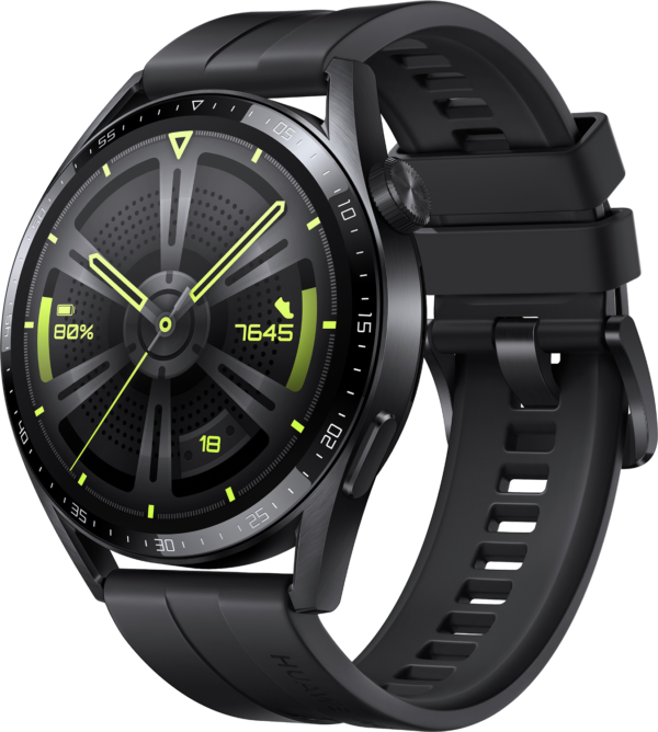 Aanbieding Huawei Watch Gt 3 Active 46mm Zwart/zwart - 6941487224395
