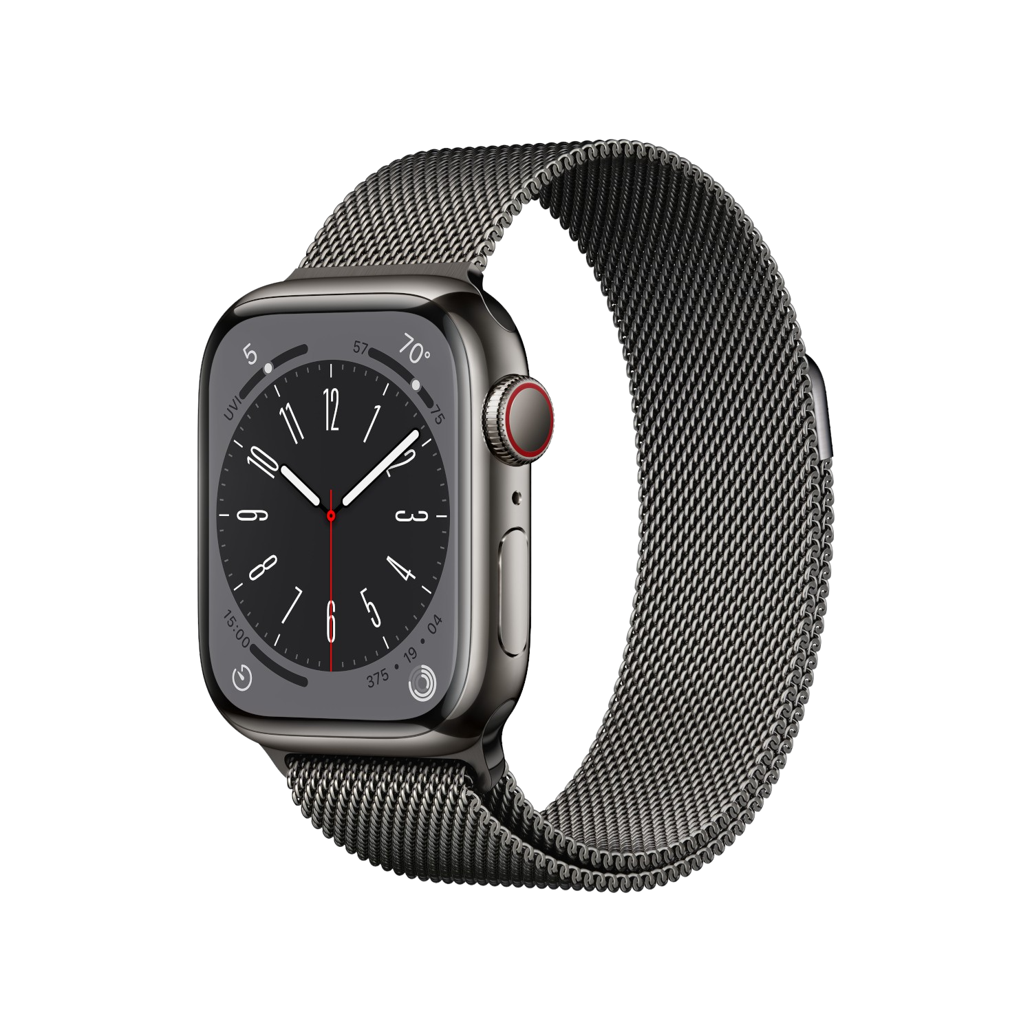Aanbieding Apple Watch Series 8 Cellular 41 Mm Graphite/stainless Steel/graphite - 0194253180142