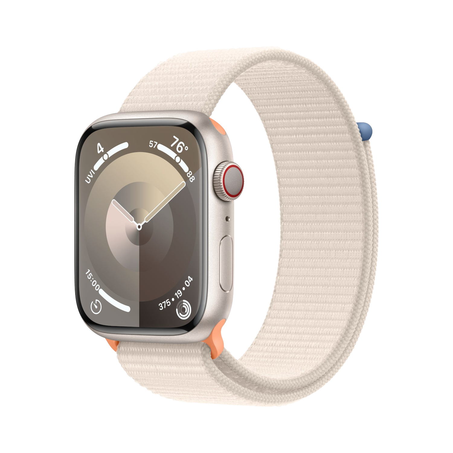 Aanbieding Apple Watch Series 9 Cellular 45 Mm Sterrenlicht Aluminium Case/sterrenlicht Sport Loop - 0195949024146