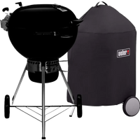 Koop Weber Master Touch Premium SE E-5775 Zwart + Weber luxe hoes 57 cm - 7423419722777