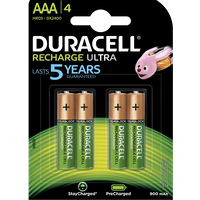 Koop Duracell Recharge Ultra AAA-batterijen 4 stuks - 5000394203822